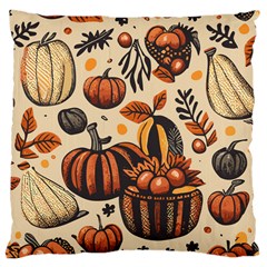 Thanksgiving pattern Large Cushion Case (One Side)