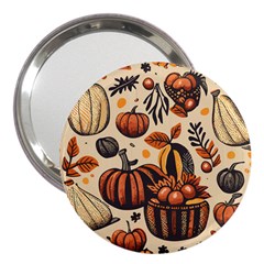 Thanksgiving Pattern 3  Handbag Mirrors by Valentinaart