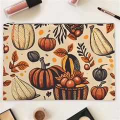 Thanksgiving pattern Cosmetic Bag (XXL)