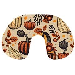 Thanksgiving pattern Travel Neck Pillow