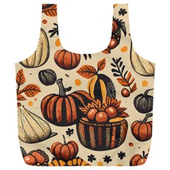 Thanksgiving pattern Full Print Recycle Bag (XL)