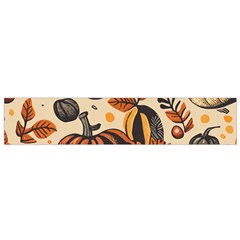 Thanksgiving pattern Small Premium Plush Fleece Scarf