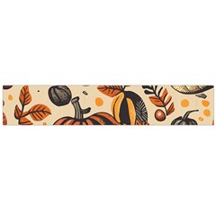 Thanksgiving pattern Large Premium Plush Fleece Scarf 