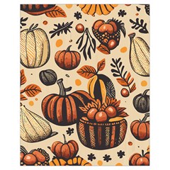 Thanksgiving pattern Drawstring Bag (Small)