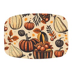 Thanksgiving pattern Mini Square Pill Box