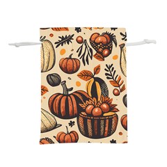 Thanksgiving pattern Lightweight Drawstring Pouch (S)