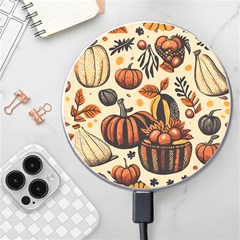 Thanksgiving pattern Wireless Fast Charger(White)