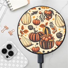 Thanksgiving pattern Wireless Fast Charger(Black)