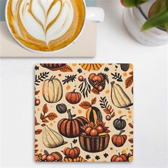 Thanksgiving pattern UV Print Square Tile Coaster 