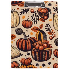 Thanksgiving pattern A4 Acrylic Clipboard