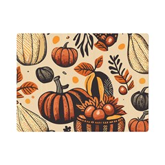 Thanksgiving pattern Premium Plush Fleece Blanket (Mini)