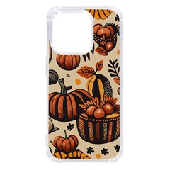 Thanksgiving pattern iPhone 14 Pro TPU UV Print Case