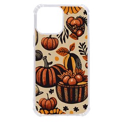 Thanksgiving Pattern Iphone 13 Pro Max Tpu Uv Print Case by Valentinaart