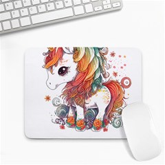 Baby Unicorn T- Shirt Colourful Bay Unicorn T- Shirt Yoga Reflexion Pose T- Shirtyoga Reflexion Pose T- Shirt Small Mousepad by hizuto