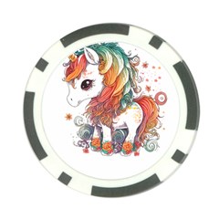 Baby Unicorn T- Shirt Colourful Bay Unicorn T- Shirt Yoga Reflexion Pose T- Shirtyoga Reflexion Pose T- Shirt Poker Chip Card Guard by hizuto