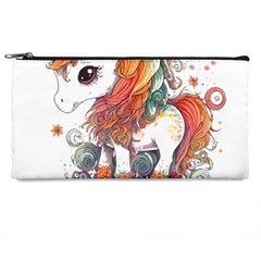 Baby Unicorn T- Shirt Colourful Bay Unicorn T- Shirt Yoga Reflexion Pose T- Shirtyoga Reflexion Pose T- Shirt Pencil Case by hizuto