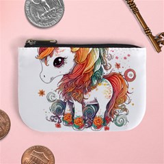 Baby Unicorn T- Shirt Colourful Bay Unicorn T- Shirt Yoga Reflexion Pose T- Shirtyoga Reflexion Pose T- Shirt Mini Coin Purse by hizuto