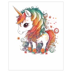 Baby Unicorn T- Shirt Colourful Bay Unicorn T- Shirt Yoga Reflexion Pose T- Shirtyoga Reflexion Pose T- Shirt Drawstring Bag (small) by hizuto