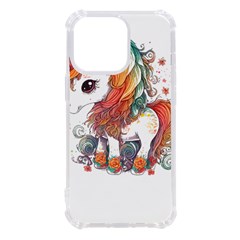 Baby Unicorn T- Shirt Colourful Bay Unicorn T- Shirt Yoga Reflexion Pose T- Shirtyoga Reflexion Pose T- Shirt Iphone 13 Pro Tpu Uv Print Case by hizuto