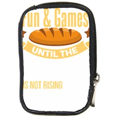 Baker T- Shirt Cool Bread Baking Bakers Saying Motif T- Shirt (2) Yoga Reflexion Pose T- Shirtyoga Reflexion Pose T- Shirt Compact Camera Leather Case by hizuto