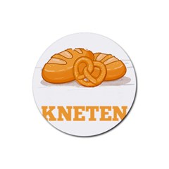 Baker T- Shirt Cool Bread Baking Bakers Saying Motif T- Shirt (6) Yoga Reflexion Pose T- Shirtyoga Reflexion Pose T- Shirt Rubber Coaster (round) by hizuto