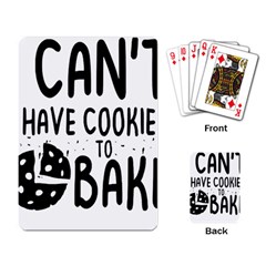 Baker T- Shirt Cool Bread Baking Bakers Saying Motif T- Shirt Yoga Reflexion Pose T- Shirtyoga Reflexion Pose T- Shirt Playing Cards Single Design (Rectangle)