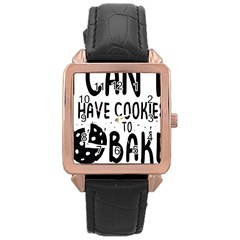 Baker T- Shirt Cool Bread Baking Bakers Saying Motif T- Shirt Yoga Reflexion Pose T- Shirtyoga Reflexion Pose T- Shirt Rose Gold Leather Watch  by hizuto