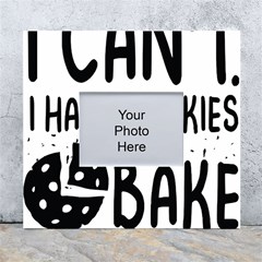 Baker T- Shirt Cool Bread Baking Bakers Saying Motif T- Shirt Yoga Reflexion Pose T- Shirtyoga Reflexion Pose T- Shirt White Wall Photo Frame 5  X 7  by hizuto