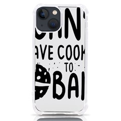 Baker T- Shirt Cool Bread Baking Bakers Saying Motif T- Shirt Yoga Reflexion Pose T- Shirtyoga Reflexion Pose T- Shirt iPhone 13 mini TPU UV Print Case