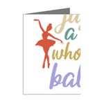 Ballet T- Shirtjust A Girle Who Loves Ballet T- Shirt Yoga Reflexion Pose T- Shirtyoga Reflexion Pose T- Shirt Mini Greeting Cards (Pkg of 8) Right