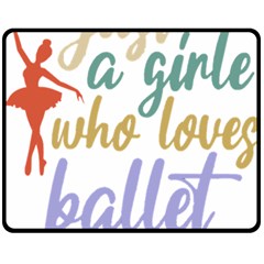 Ballet T- Shirtjust A Girle Who Loves Ballet T- Shirt Yoga Reflexion Pose T- Shirtyoga Reflexion Pose T- Shirt Fleece Blanket (medium) by hizuto