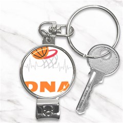 Basketball Lover Gifts For Birthday T- Shirt Basketball Lover Basketball Is In My D N A Basketball H Yoga Reflexion Pose T- Shirtyoga Reflexion Pose T- Shirt Nail Clippers Key Chain by hizuto