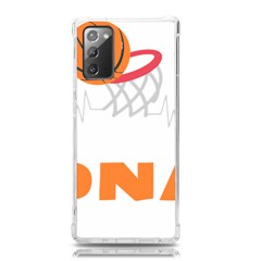 Basketball Lover Gifts For Birthday T- Shirt Basketball Lover Basketball Is In My D N A Basketball H Yoga Reflexion Pose T- Shirtyoga Reflexion Pose T- Shirt Samsung Galaxy Note 20 Tpu Uv Case by hizuto