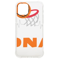 Basketball Lover Gifts For Birthday T- Shirt Basketball Lover Basketball Is In My D N A Basketball H Yoga Reflexion Pose T- Shirtyoga Reflexion Pose T- Shirt Iphone 12/12 Pro Tpu Uv Print Case by hizuto