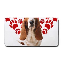 Basset Hound Gift T- Shirt Funny Basset Hound Valentine Heart Paw Basset Hound Dog Lover Valentine C Yoga Reflexion Pose T- Shirtyoga Reflexion Pose T- Shirt Medium Bar Mat by hizuto