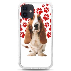 Basset Hound Gift T- Shirt Funny Basset Hound Valentine Heart Paw Basset Hound Dog Lover Valentine C Yoga Reflexion Pose T- Shirtyoga Reflexion Pose T- Shirt Iphone 12 Mini Tpu Uv Print Case	 by hizuto