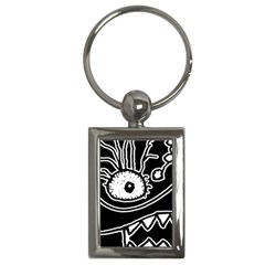 Monstrous Revelation Closeup Key Chain (rectangle) by dflcprintsclothing