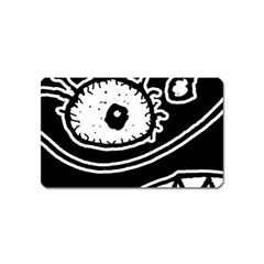 Monstrous Revelation Closeup Magnet (name Card) by dflcprintsclothing