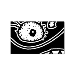 Monstrous Revelation Closeup Sticker Rectangular (100 Pack) by dflcprintsclothing