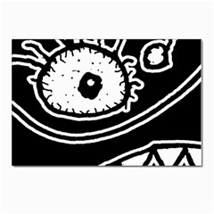 Monstrous Revelation Closeup Postcard 4 x 6  (pkg Of 10) by dflcprintsclothing