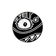 Monstrous Revelation Closeup Hat Clip Ball Marker (4 Pack) by dflcprintsclothing