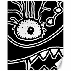 Monstrous Revelation Closeup Canvas 16  X 20  by dflcprintsclothing