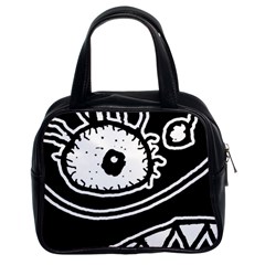 Monstrous Revelation Closeup Classic Handbag (two Sides)