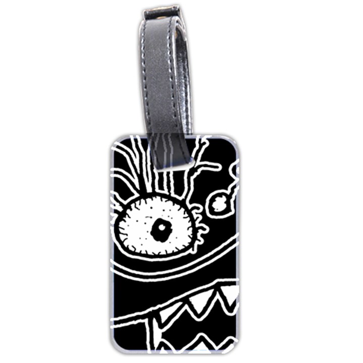 Monstrous Revelation Closeup Luggage Tag (two sides)