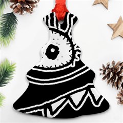 Monstrous Revelation Closeup Christmas Tree Ornament (two Sides)