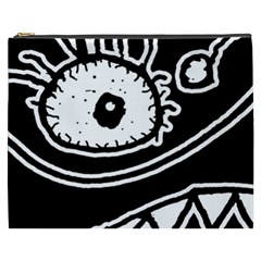 Monstrous Revelation Closeup Cosmetic Bag (xxxl) by dflcprintsclothing