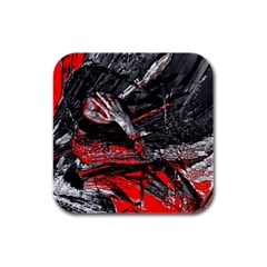 Molten Soul Rubber Square Coaster (4 Pack) by MRNStudios