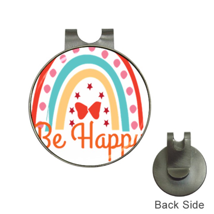 Be Happy And Smile T- Shirt Be Happy T- Shirt Yoga Reflexion Pose T- Shirtyoga Reflexion Pose T- Shirt Hat Clips with Golf Markers