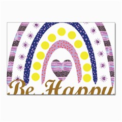 Be Happy T- Shirt Be Happy T- Shirt Yoga Reflexion Pose T- Shirtyoga Reflexion Pose T- Shirt Postcards 5  X 7  (pkg Of 10) by hizuto