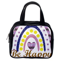 Be Happy T- Shirt Be Happy T- Shirt Yoga Reflexion Pose T- Shirtyoga Reflexion Pose T- Shirt Classic Handbag (one Side)